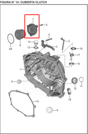 TAPA FILTRO OIL DI100-125+ ORIGINAL - Mundimotos