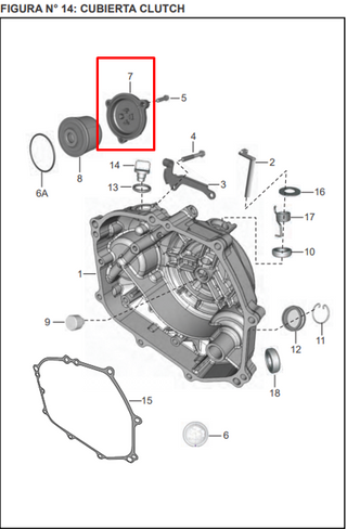 TAPA FILTRO OIL DI100-125+ ORIGINAL - Mundimotos
