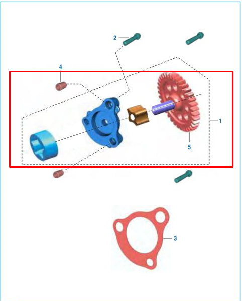 BOMBA OIL 38T DISC125+/ST ORIGINAL - Mundimotos
