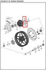 Cargar imagen en el visor de galería, TORNILLO (6) SPROKET PULSAR ORIGINAL - Mundimotos