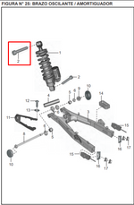 Cargar imagen en el visor de galería, TORNILLO AMORTIGUADOR DISCOVER 125 ST ORIGINAL - Mundimotos