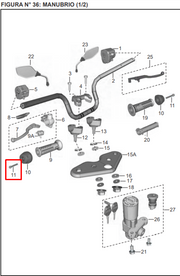 TORNILLO HALLEN 06X40 CROMADO ORIGINAL - Mundimotos