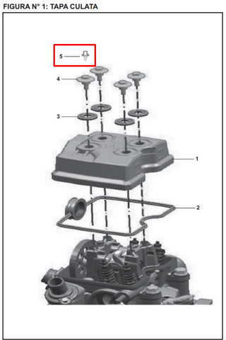 TORNILLO CULATA (1) NS 200 BSIV ORIGINAL - Mundimotos