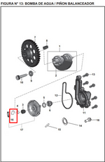 Cargar imagen en el visor de galería, PIN SEGURIDAD NS 200 ORIGINAL - Mundimotos