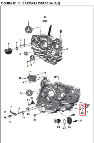 PIN SEGURIDAD NS 200 ORIGINAL - Mundimotos