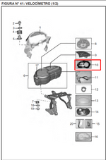 Cargar imagen en el visor de galería, CUBIERTA Velocimetro SUP DISCOVER 125 ST ORIGINAL - Mundimotos