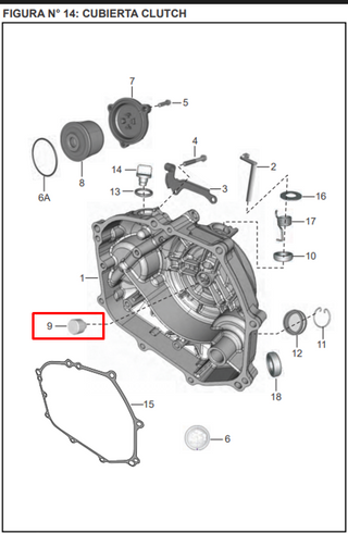 EMPUJADOR CLUTCH DISCOVER 100M/125S ORIGINAL - Mundimotos
