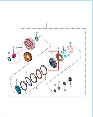 CORONA CLUTCH PLATINO 110 ORIGINAL - Mundimotos