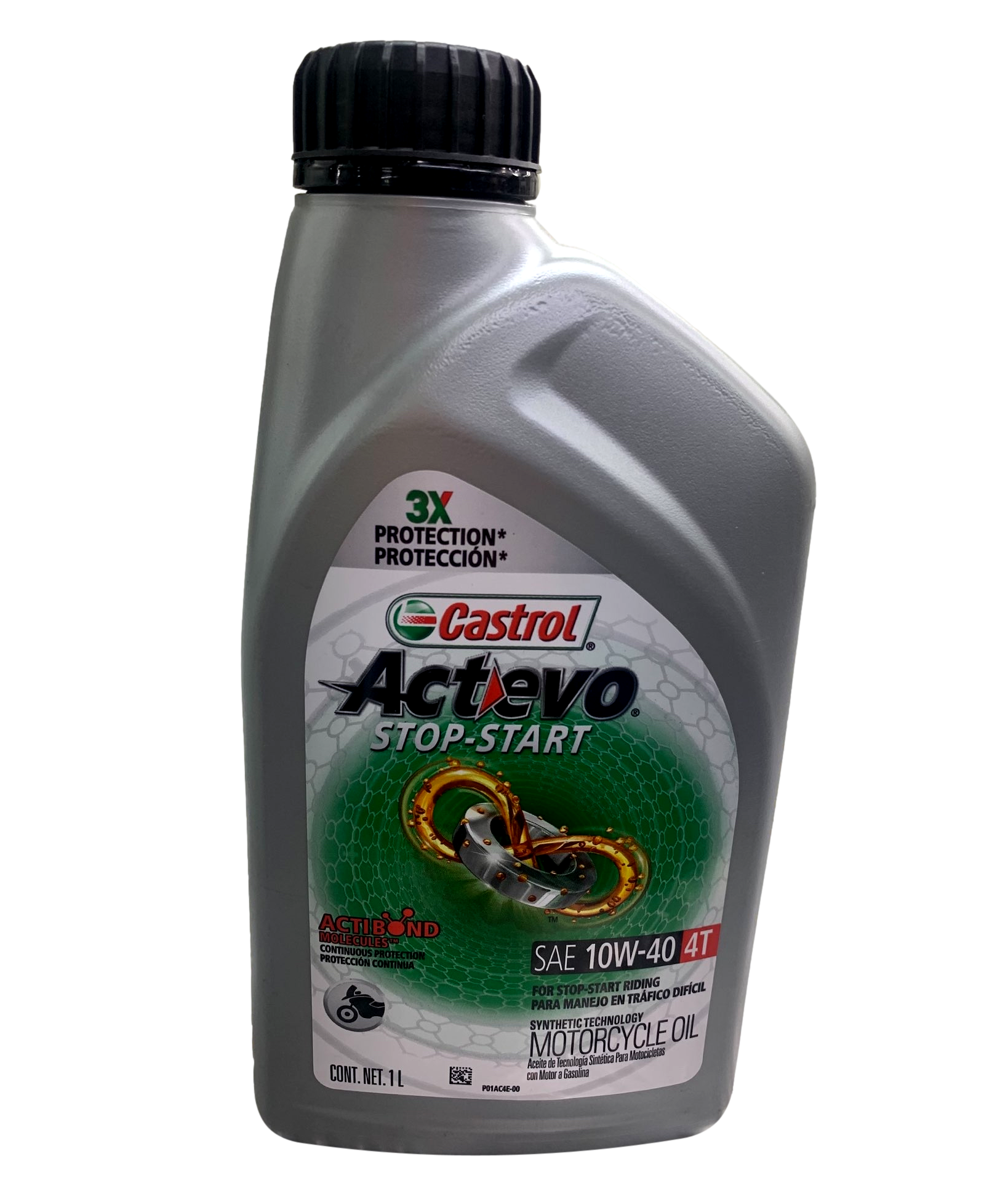 Aceite Para Moto Castrol 10w40 Sintetico Actevo Stop Star
