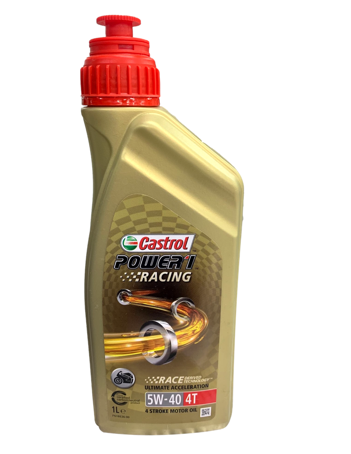 Aceite castrol 5W40 dorado 4T sintetico original - Genuine parts - Mundimotos