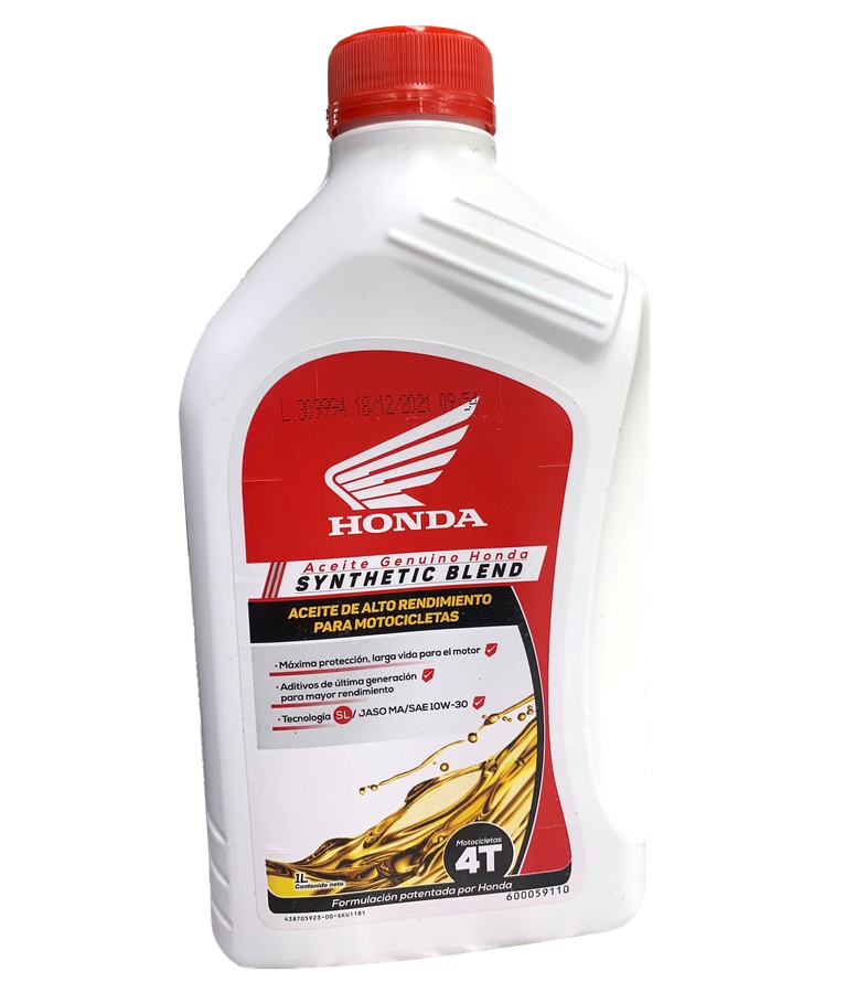 Aceite honda 10W30 semisintetico original - Genuine parts - Mundimotos