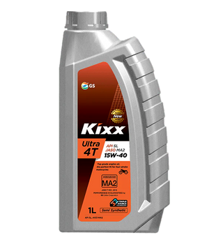 Aceite Kixx ultra 15W40 4T-Sl semi sinteticos original - Genuine parts - Mundimotos