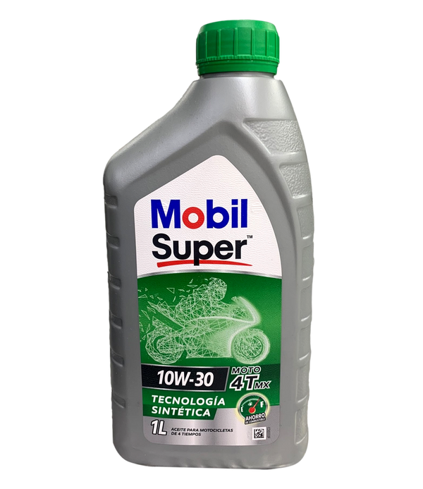 Mobil 10W30 Semi-Synthetic Super Mx 4-Stroke Motor Oil Mundimotos