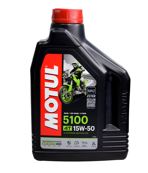 Aceite motul 4T 15W50 (2 Litros) semi sintetico original - Genuine parts - Mundimotos