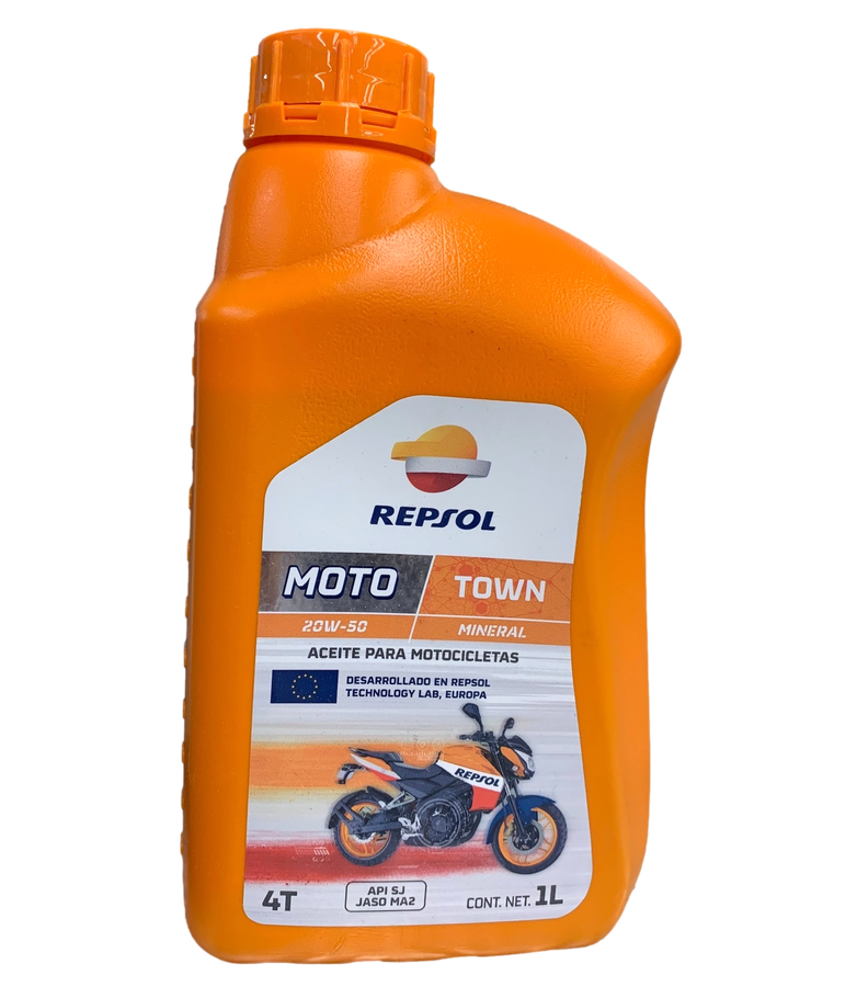Aceite TOWN 20W50 4T REPSOL - Mundimotos