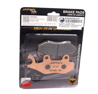 Pastilla Freno Tras Kawasaki Ninja300 Alto Cilindraje Generico Industrias Japan - Mundimotos