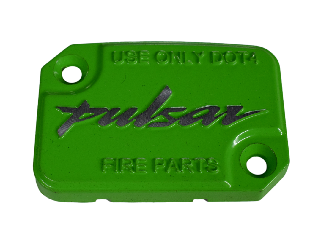 TAPA BOMBA FRENO PULSAR VERDE##### - Mundimotos