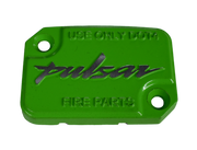 TAPA BOMBA FRENO PULSAR VERDE##### - Mundimotos