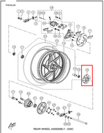 Cargar imagen en el visor de galería, TVS CAUCHO SPROKET RTR160/180 - Mundimotos