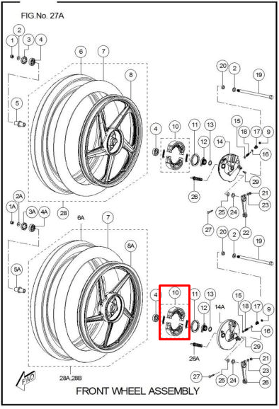 TVS BANDAS RR RTR160/FR TVS100