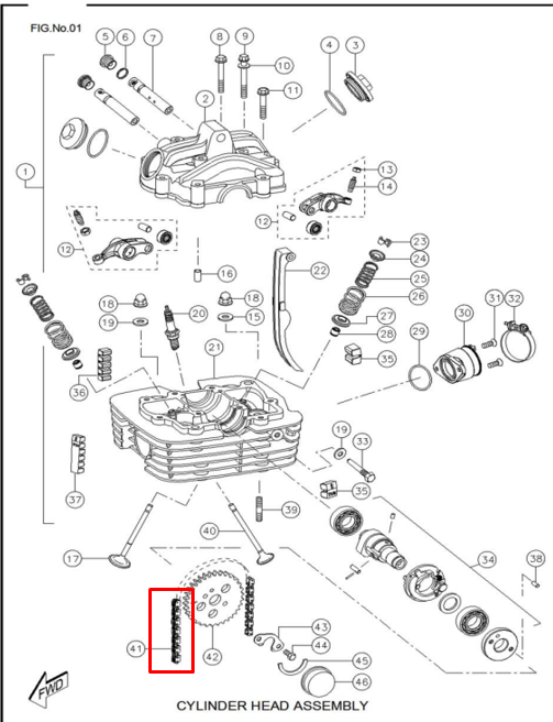 TVS CADENILLA SCR 3X4 94L RTR160/180 - Mundimotos
