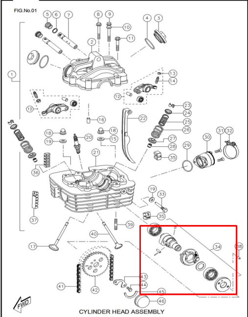 TVS ARBOL LEVAS RTR160/180 - Mundimotos