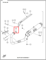Cargar imagen en el visor de galería, TVS EMPAQUE MOFLE RTR160/180 - Mundimotos