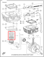 Cargar imagen en el visor de galería, TVS ANILLOS RTR160 STD - Mundimotos