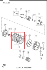 Load image into Gallery viewer, TVS DISCO METAL CLUTCH SETX3 TVS100