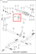 GARRA CAMBIOS RH TVS SPORT ORIGINAL - Mundimotos