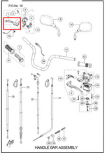 Cargar imagen en el visor de galería, MANIGUETA RH TVS100 ORIGINAL - Mundimotos