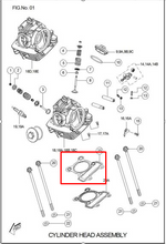 Cargar imagen en el visor de galería, EMPAQUE CULATA TVS100 ORIGINAL - Mundimotos
