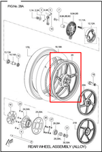Cargar imagen en el visor de galería, TVS RIN RR TVS100 17X160 ASPAS########