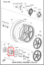 Load image into Gallery viewer, PORTA SPROKET TVS100 ORIGINAL - Mundimotos