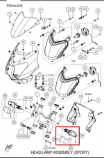 Cargar imagen en el visor de galería, DIRECCIONAL FR/LH TVS100 SPORT ORIGINAL - Mundimotos