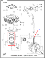 Cargar imagen en el visor de galería, TVS ANILLOS RTR180 STD - Mundimotos