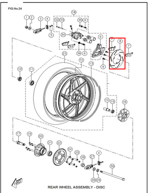 TVS DISCO FRENO RR RTR180 - Mundimotos