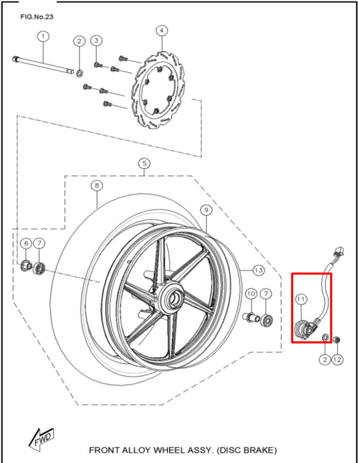 TVS CAJA SENSOR VELO RTR160/180 - Mundimotos