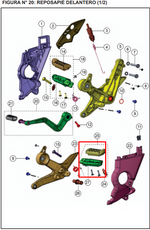 Cargar imagen en el visor de galería, TVS POSAPIE FR/LH RTR160/180 - Mundimotos