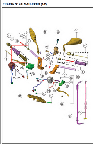 CARRETEL CTO RTR200 ORIGINAL - Mundimotos