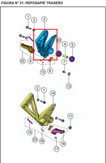 Cargar imagen en el visor de galería, TVS SOPORTE POSAPIER RR RH RTR200 - Mundimotos