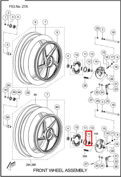 TVS PINON VELOCIMETRO TVS100 SPORT