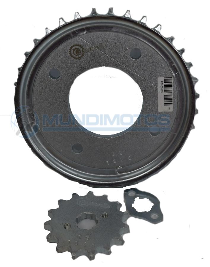 Kit Sprocket Honda C100 Wave 15/35 Generico Cassarella
