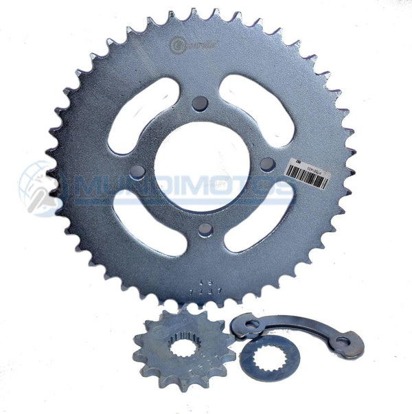 Kit Sprocket Suzuki Gs125 14/45 Generico Cassarella