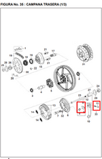 Cargar imagen en el visor de galería, KIT LEVA FRENO RR PULSAR 200/UG ORIGINAL - Mundimotos