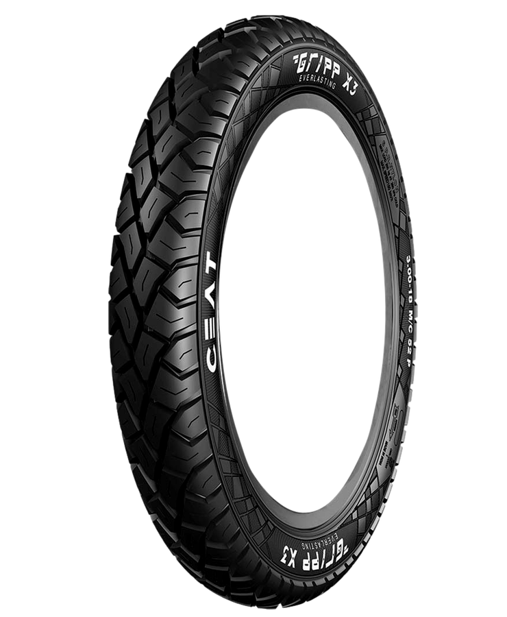 LLANTA 110/90-16 TL RR 59P GRIPP X3 CEAT - Mundimotos