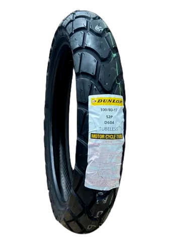 LLANTA 100/80-17 D604 FR TL DUNLOP DUNLOP - Mundimotos