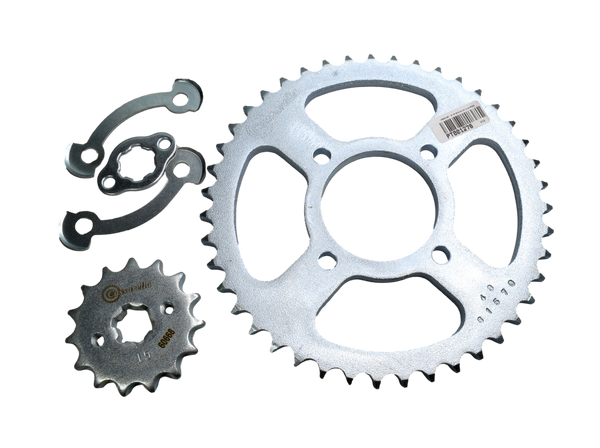 Kit Sprocket Suzuki Gsx150 15/43 Generico Cassarella - Mundimotos