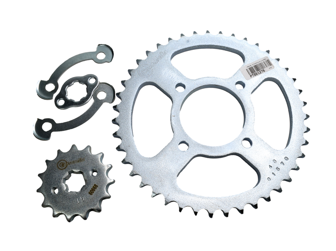Kit Sprocket Suzuki Gsx150 15/43 Generico Cassarella - Mundimotos