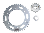 Cargar imagen en el visor de galería, Kit Sprocket Suzuki Ts125Z 15/45 Generico Cassarella - Mundimotos
